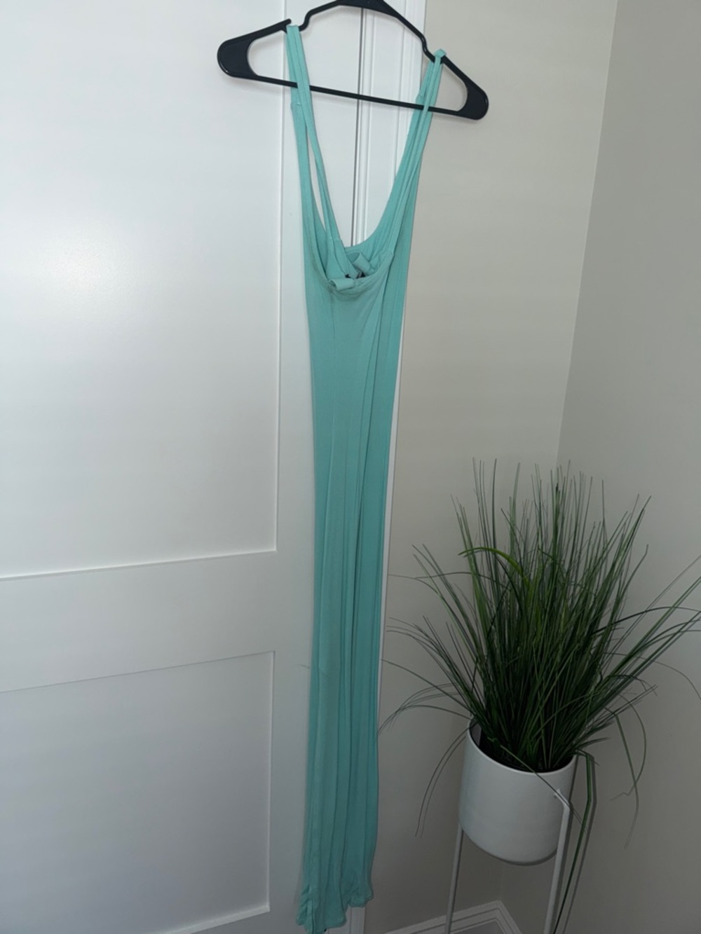 Bebe Turquoise Maxi Dress - Picture 2 of 3